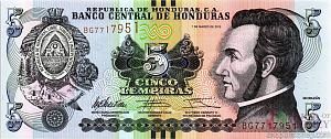 ГОНДУРАС 5 ЛЕМПИР 1