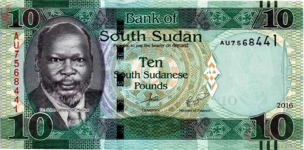 ЮЖНЫЙ СУДАН 10 ФУНТОВ 1
