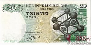 БЕЛЬГИЯ 20 ФРАНКОВ 2