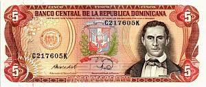 ДОМИНИКАНСКАЯ РЕСПУБЛИКА 5 ПЕСО 1