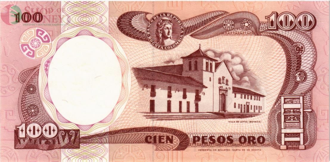 КОЛУМБИЯ 100 ПЕСО (07.08.1991) 2
