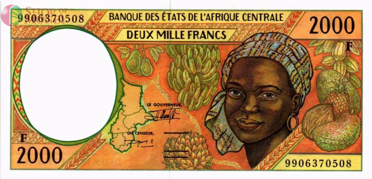 CAS - ЦАР 2000 ФРАНКОВ (F) 1