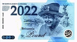 ВЕЛИКОБРИТАНИЯ/АНГЛИЯ 1 ФУНТ (СУВЕНИРНАЯ) 1