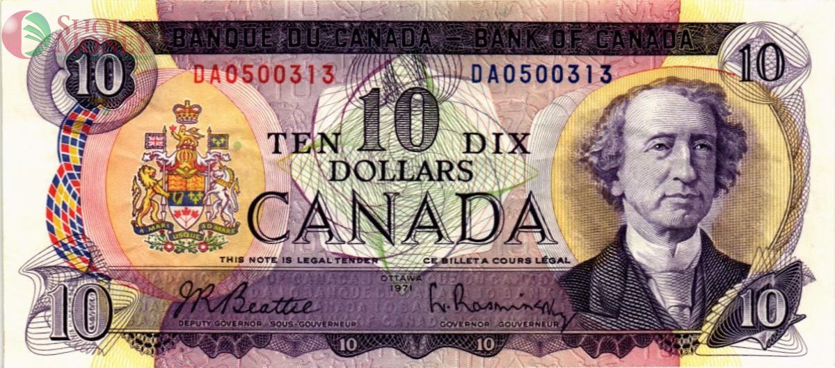 КАНАДА 10 ДОЛЛАРОВ 1