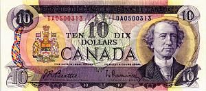 КАНАДА 10 ДОЛЛАРОВ 1