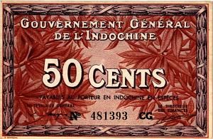 ФРАНЦУЗСКИЙ ИНДОКИТАЙ 50 ЦЕНТОВ 1