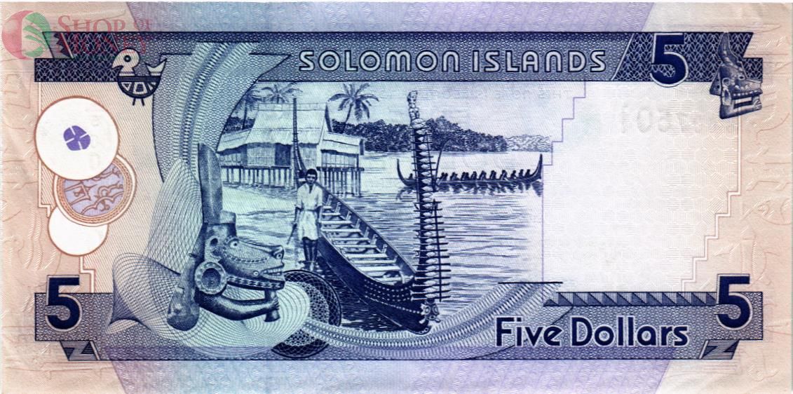 СОЛОМОНОВЫ ОСТРОВА 5 ДОЛЛАРОВ 2