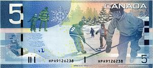 КАНАДА 5 ДОЛЛАРОВ 2