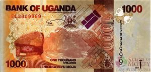 УГАНДА 1000 ШИЛЛИНГОВ #EC3809999 1
