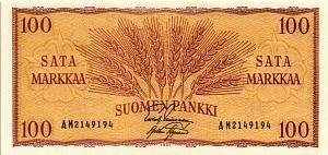 ФИНЛЯНДИЯ 100 МАРОК 1