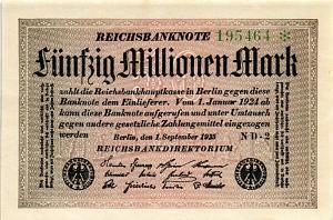 ГЕРМАНИЯ 50000000 МАРОК 1