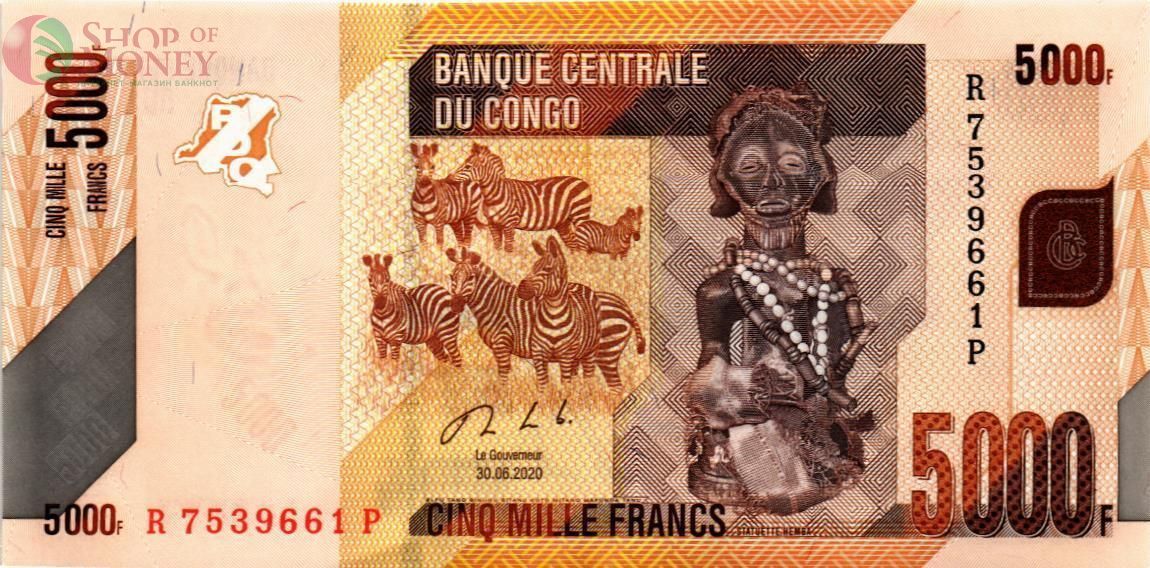КОНГО ДР 5000 ФРАНКОВ 1