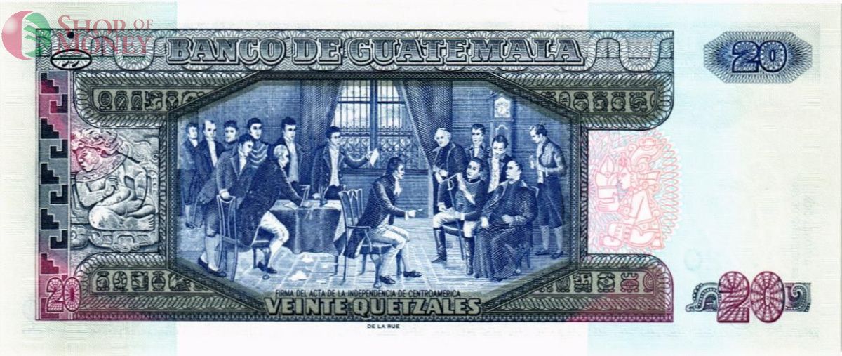 ГВАТЕМАЛА 20 КЕТСАЛЬ 2