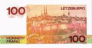 ЛЮКСЕМБУРГ 100 ФРАНКОВ 2