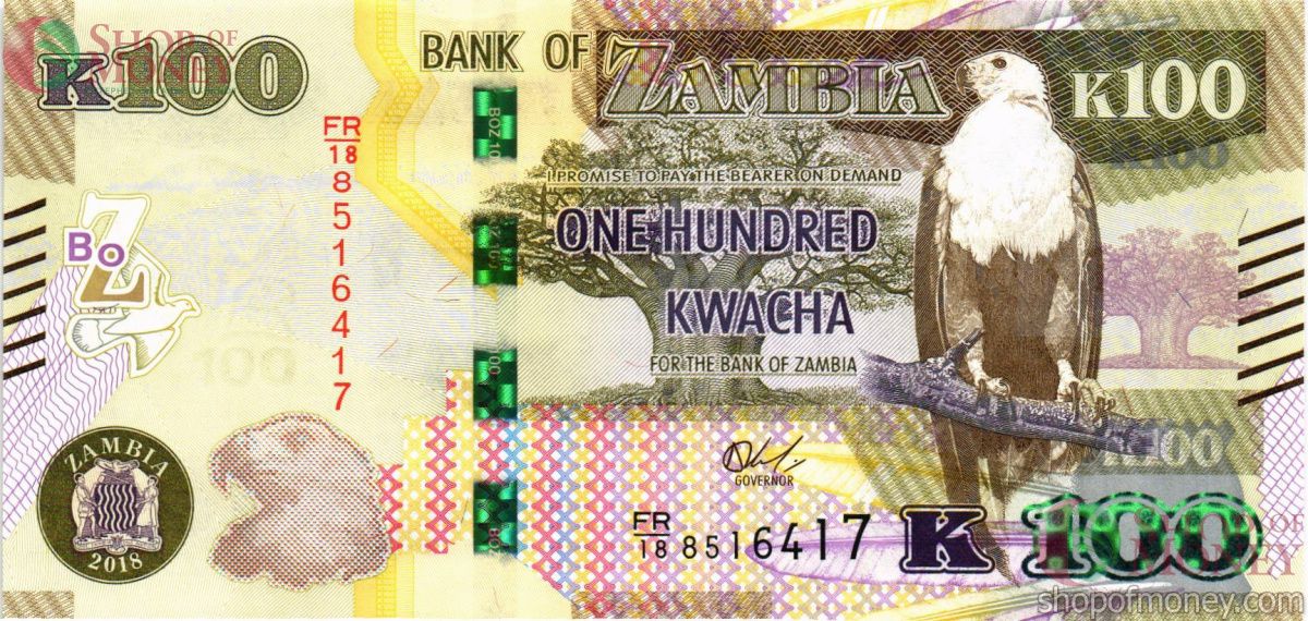 ЗАМБИЯ 100 КВАЧА 1