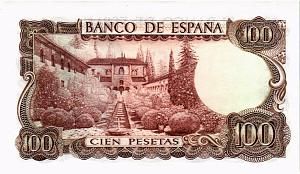 ИСПАНИЯ 100 ПЕСЕТ 2