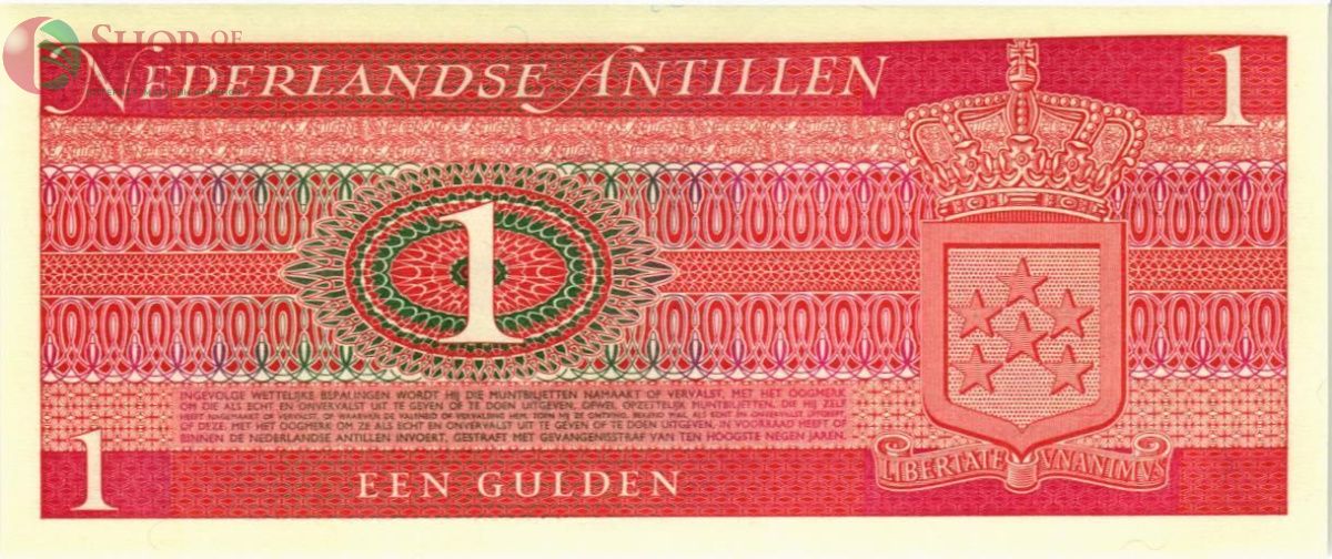 НИДЕРЛАНДСКИЕ АНТИЛЬСКИЕ ОСТРОВА 1 ГУЛЬДЕН 2