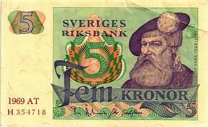 ШВЕЦИЯ 5 КРОН 1