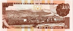 ГОНДУРАС 10 ЛЕМПИР 2
