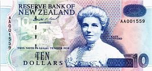 НОВАЯ ЗЕЛАНДИЯ 10 ДОЛЛАРОВ usd (-AA-) 1