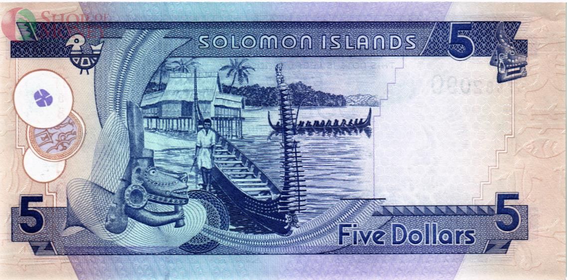 СОЛОМОНОВЫ ОСТРОВА 5 ДОЛЛАРОВ (C/11) 2