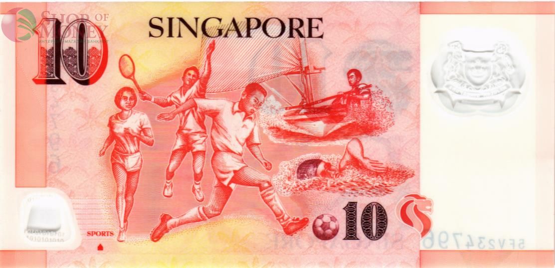 СИНГАПУР 10 ДОЛЛАРОВ 2