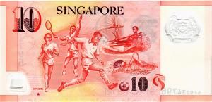 СИНГАПУР 10 ДОЛЛАРОВ 2