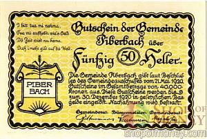 АВСТРИЯ 50 ХЕЛЛЕРОВ (НОТГЕЛЬД) 2