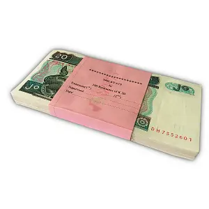 МЬЯНМА 20 КЬЯТ (100 БАНКНОТ) 1