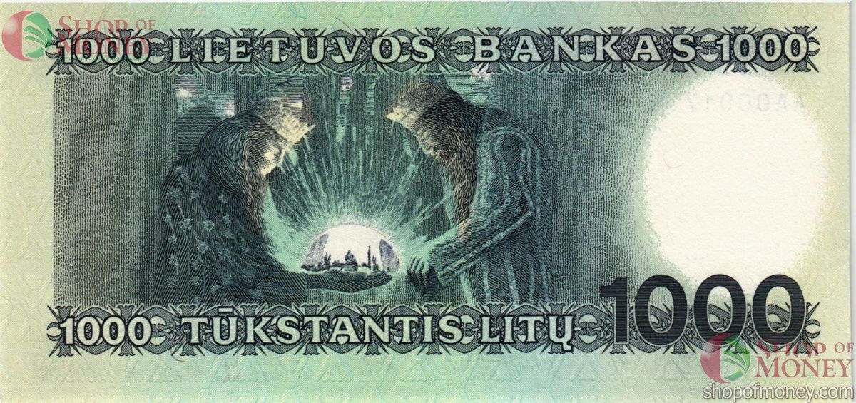 ЛИТВА 100 500 1000 ЛИТ 8