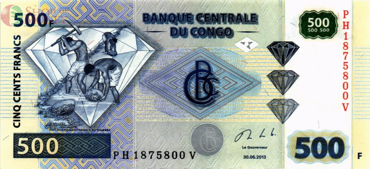 КОНГО ДР 500 ФРАНКОВ 1