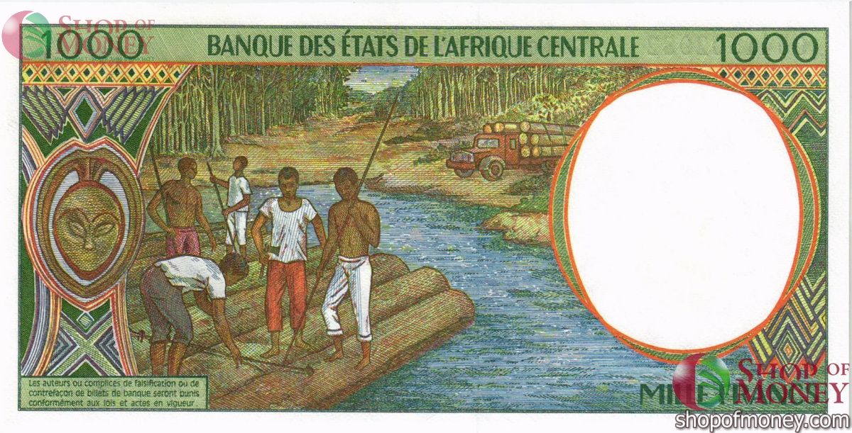 ЭКВАТОРИАЛЬНАЯ ГВИНЕЯ 1000 ФРАНКОВ 2