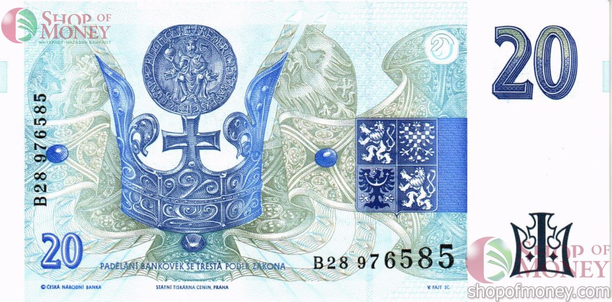 ЧЕХИЯ 20 КРОН 2