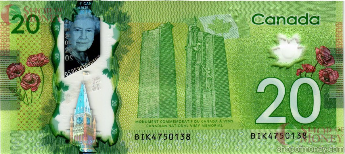 КАНАДА 20 ДОЛЛАРОВ 2