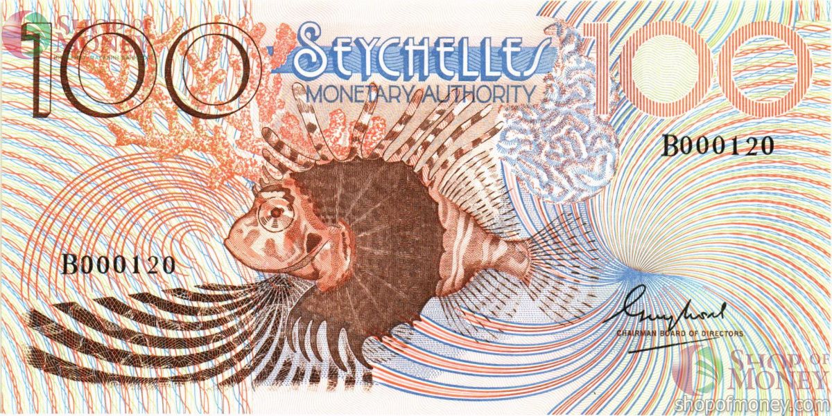 СЕЙШЕЛЬСКИЕ ОСТРОВА 100 РУПИЙ 1