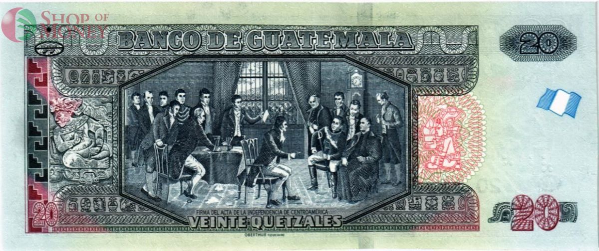 ГВАТЕМАЛА 20 КЕТСАЛЬ 2