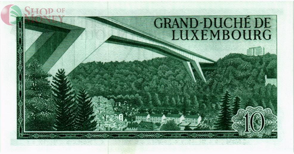 ЛЮКСЕМБУРГ 10 ФРАНКОВ 2