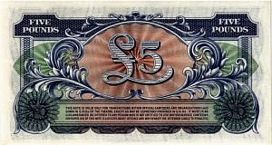 ВЕЛИКОБРИТАНИЯ / АНГЛИЯ 5 ФУНТОВ (БРИТАНСКАЯ АРМИЯ) 2