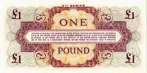 ВЕЛИКОБРИТАНИЯ/АНГЛИЯ 1 ФУНТ (БРИТАНСКАЯ АРМИЯ) 2