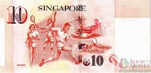 СИНГАПУР 10 ДОЛЛАРОВ 2