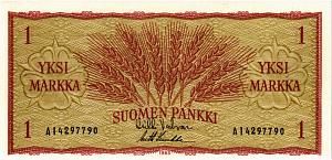 ФИНЛЯНДИЯ 1 МАРКА 1