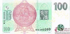 ЧЕХИЯ 100 КРОН (100-летие Чешской кроны) 2