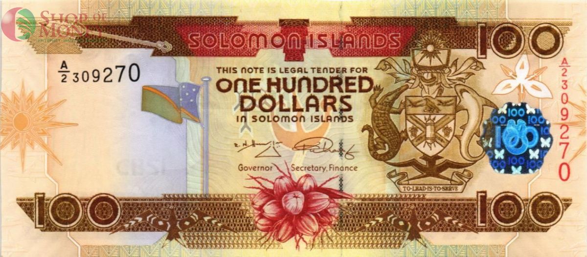 СОЛОМОНОВЫ ОСТРОВА 100 ДОЛЛАРОВ 1