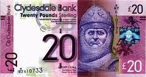 ШОТЛАНДИЯ 20 ФУНТОВ 1