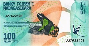 МАДАГАСКАР 100 АРИАРИ 2