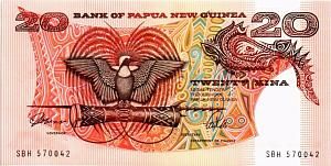 ПАПУА-НОВАЯ ГВИНЕЯ 20 КИНА 1