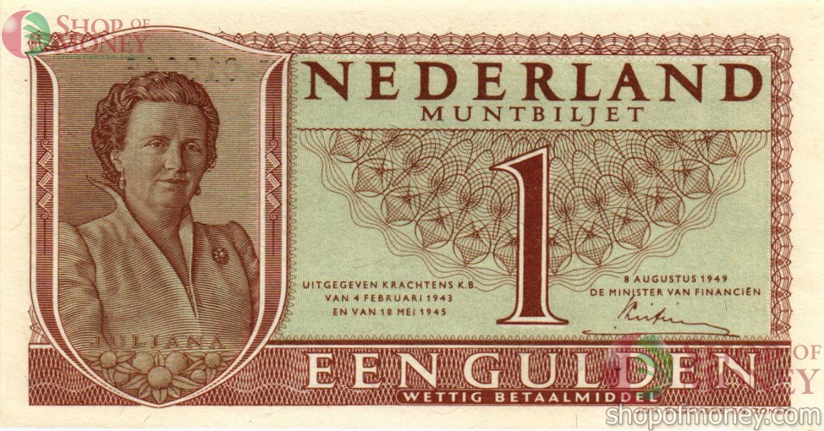 НИДЕРЛАНДЫ 1 ГУЛЬДЕН 1
