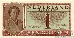 НИДЕРЛАНДЫ 1 ГУЛЬДЕН 1