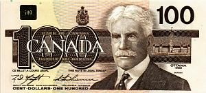 КАНАДА 100 ДОЛЛАРОВ 1