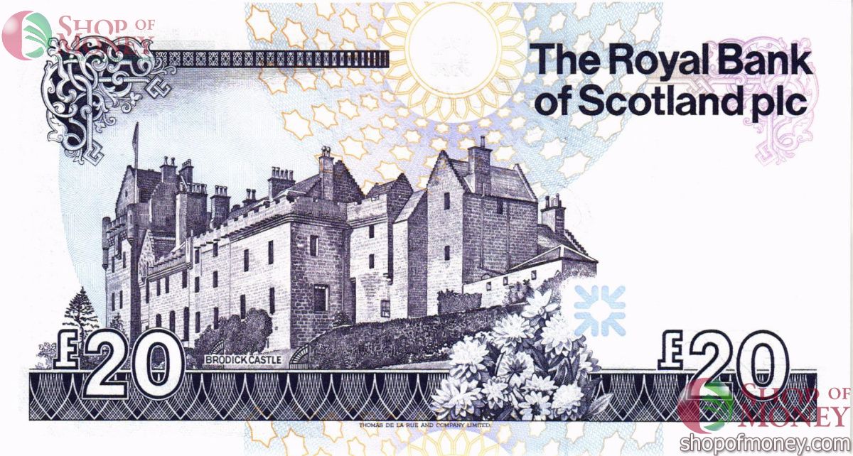 ШОТЛАНДИЯ 20 ФУНТОВ 2